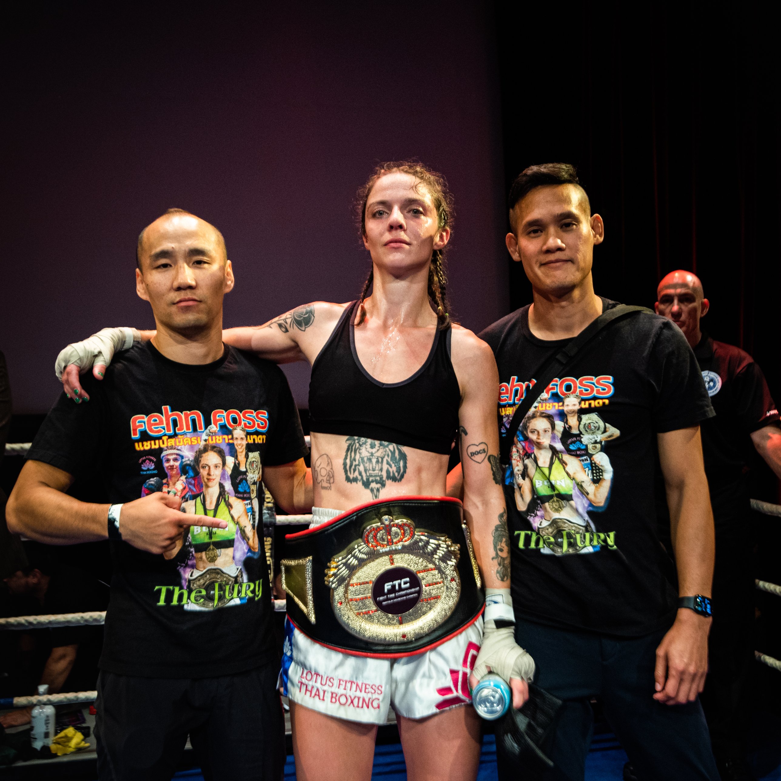 Fehn Foss, championne FTC des 145 lb
